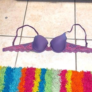 Victoria’s Secret angel 34A underwire bra purple